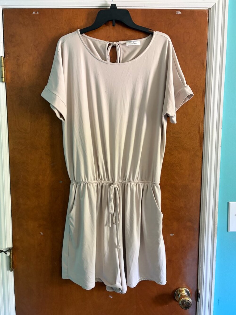 Zenana Cream Romper